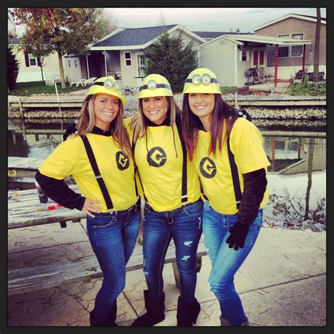 minion costumes this is what im doing minus the jeans for jean shorts and no long sleeve black