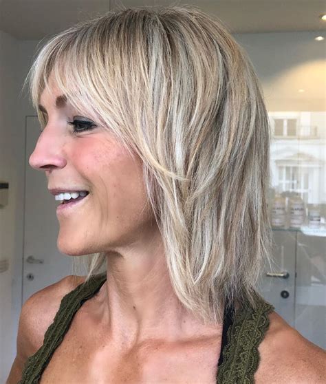 Top Image Choppy Shaggy Hairstyles For Fine Hair Over