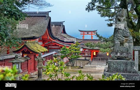 Itsukushima Jinja Is A Shinto Shrine In Miyajima Island Hatsukaichi