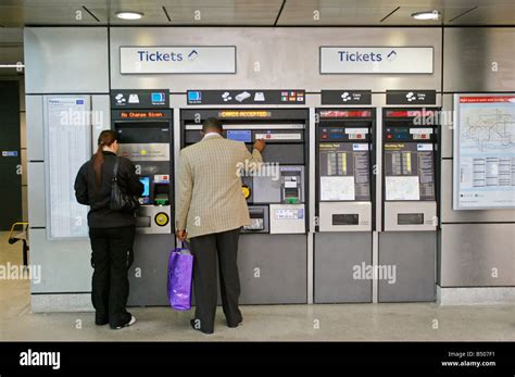 Ticket Machine London Underground England Uk Stock Photo Royalty Free