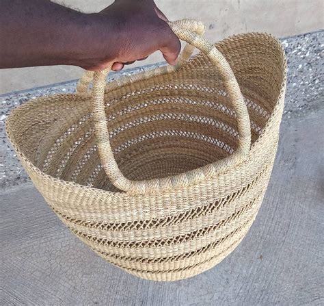 Shopping Basket African Market Basket Market Bag Kids Etsy