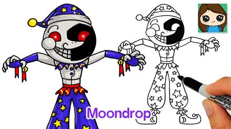 How To Draw A Moondrop The Daycare Attendant Fnaf Security Breach Hot