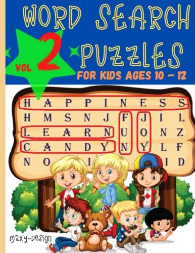 Word Search Puzzles For Kids Ages 10 12 Vol Ii 500 Quotes Word