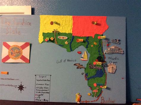 Pin By Safia Mami On Fl Map Projects School Projects 4th Grade