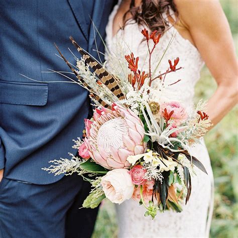 30 Amazing Protea Wedding Bouquets In 2021 Protea Wedding Blush