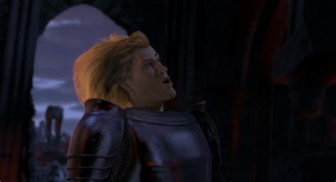 In shrek 2 he is the secondary antagonist and more of a comic relief character. charming travels to the castle, where fiona had been imprisoned prior to the first movie, only to discover that shrek has already found her and married her, and that big bad wolf(without any explanation to how big bad wolf got there in the first place) has taken to sleeping in her tower. GREAT FILMS: Shrek 2 (2004)