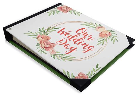 Wedding Guestbook Hardbound Cover Anniversary Wedding Guest Registry