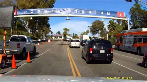 Driving To Dodger Stadium Sunset Gate Youtube