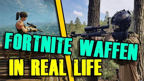 Fortnite Waffen In Real Life Airsoft Edition Youtube