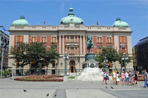 National Museum Building On Republic Square In Belgrade Serbia