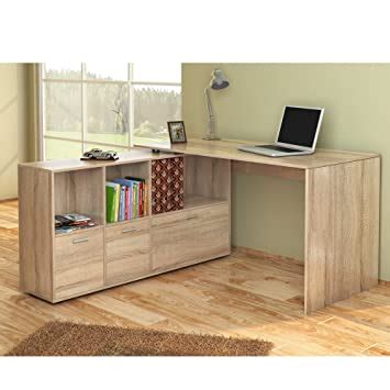 Das junge, moderne arbeitszimmer der serie office edition lässt ihr büro neu erstrahlen. Kleiner Schreibtisch Sonoma Eiche / Sonoma Eiche ...