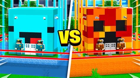 I couldn't fit him in! World's MOST Secure Minecraft House Battle! Preston vs ...