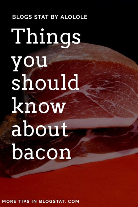 Things You Should Know About Bacon Bacon Bacon Lover Chocolate Bacon
