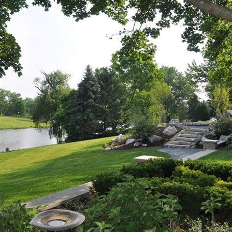 Also examine the existing landscaping, plants and features. Lakeside Backyard - Landscaping Network