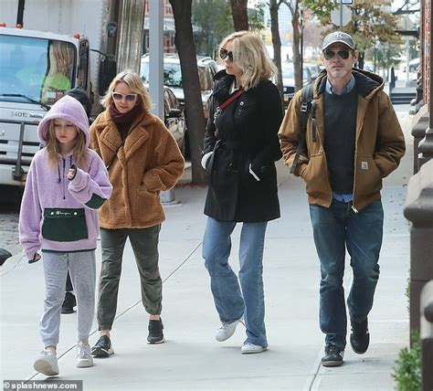 Naomi Watts Rugs Up In A Coat As She Enjoys A Stroll With Boyfriend Billy Crudup And Her Sons