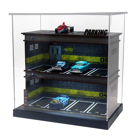Buy Hot Wheels Display Case 1 64 Scale Die Cast Model Car Display Case With Led Light And