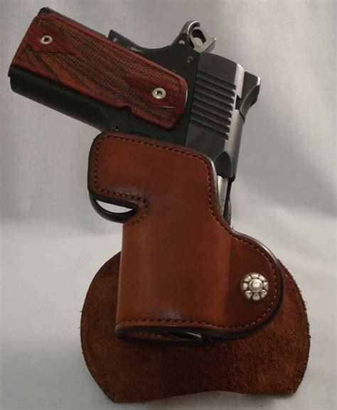 1911 Frame Paddle Back Holster Plain Seidels Saddlery Holster