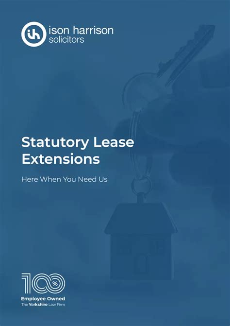 Statutory Lease Extensions Ison Harrison Solicitors