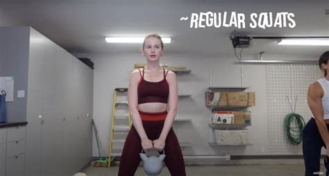 Circuit Minute Squat Watch Madelaine Petsch S Morning Workout