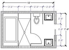 Hi everyone, looking for layout ideas for a bathroom. 8 x 10 master bathroom layout - Google Search | Bathroom in 2019 | Pinterest | Bathroom layout ...