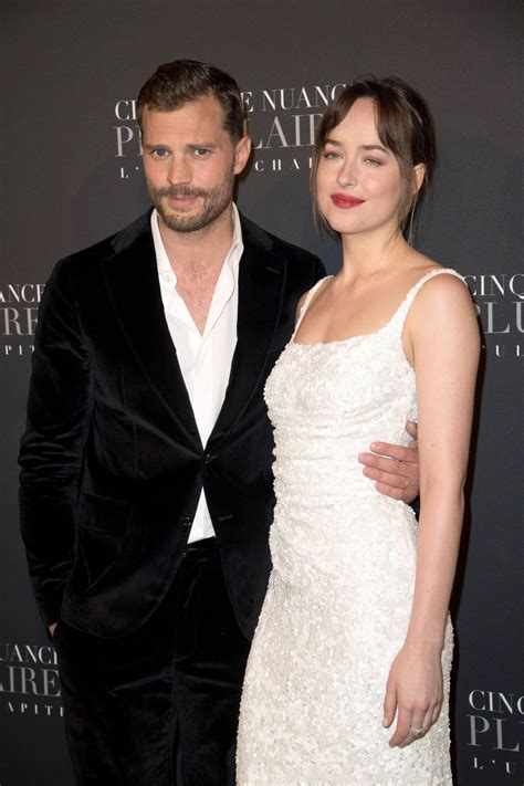 Dakota Johnson And Jamie Dornan Fifty Shades Freed Premiere In Paris