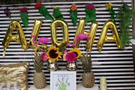 Hawaiian Theme Bridal Shower Ideas Wedding Decoration