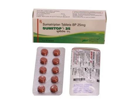 Sumatriptan 25 Mg Tablet At Rs 460 Stripe In Nagpur ID 25561117362