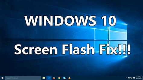 How To Fix Flashing Screen On Windows 10 YouTube