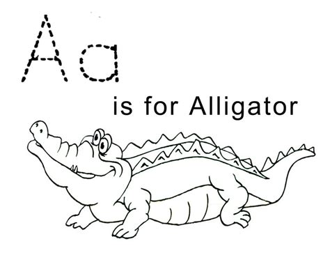 Free Printable Alligator Coloring Pages For Kids