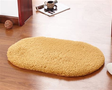 Thick Oval Berber Fleece Carpet For Living Room Solid Modern Carpets On