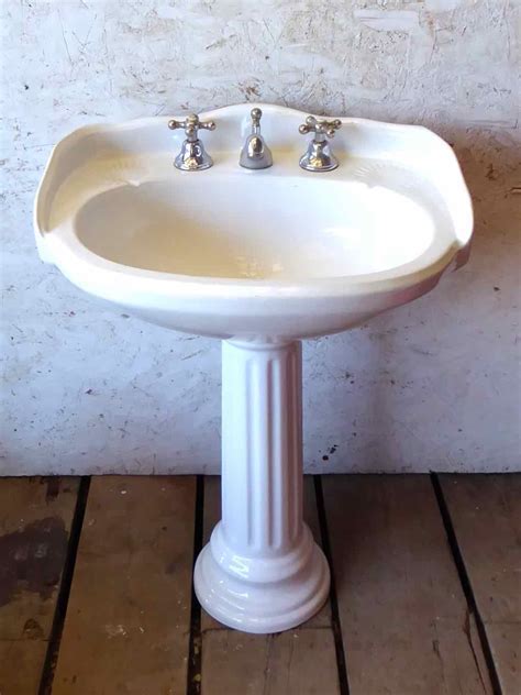 Ic0557 Vintage Porcelain Pedestal Sink Legacy Vintage