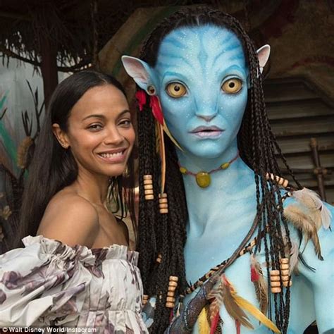 Zoe Saldana Avatar Makeup