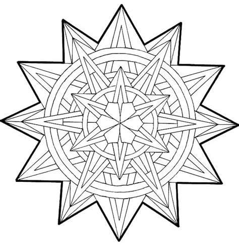 Our coloring pages require the free adobe acrobat reader. Geometric coloring pages | The Sun Flower Pages