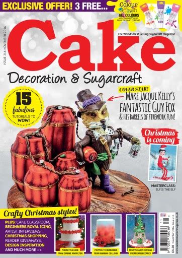 Magazine february 2019 is all about florals! Cake Decoration & Sugarcraft Magazine - November 2016 ...