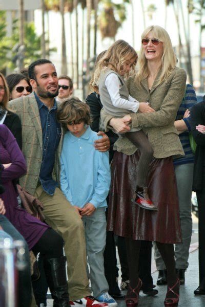 Laura Dern With Ben Harper And Children Stock Editorial Photo © S