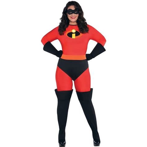 Adult Mrs Incredible Plus Size Deluxe Costume The Incredibles Party City