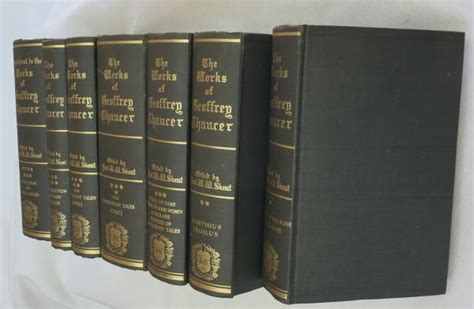 The Complete Works Of Geoffrey Chaucer 2nd Ed In 7 Volswalter W