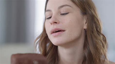 Licking Lips Close Up Young Woman Licking Lips Stock Footage And Videos