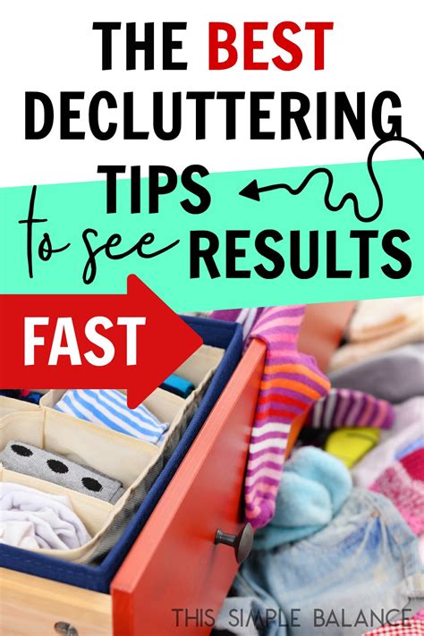 Quick and Easy Decluttering Tips to Make Progress FAST | This Simple ...