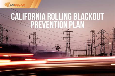 California Rolling Blackout Prevention La Solar Group