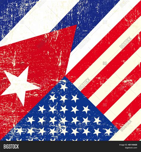 Usa Cuban Grunge Flag Vector And Photo Free Trial Bigstock