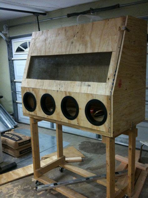 A sandblasting cabinet is essentially a box that is used to contain and collect the blasting medium (which can be anything from fine sand to glass beads and even walnut shells). Blast cabinet build instructions | Sandblasting cabinet ...