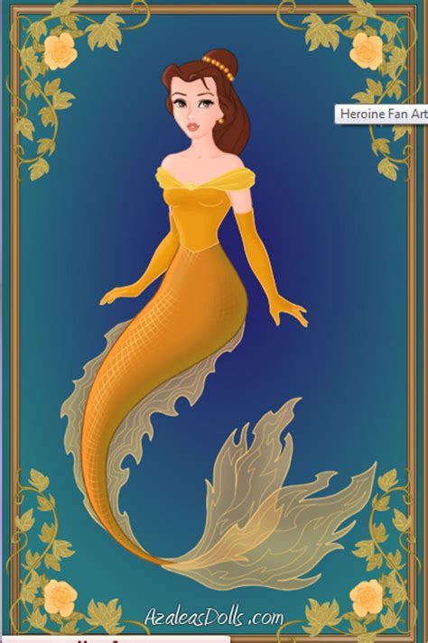 Belle Disney Mermaids By Wolfsgesang On Deviantart