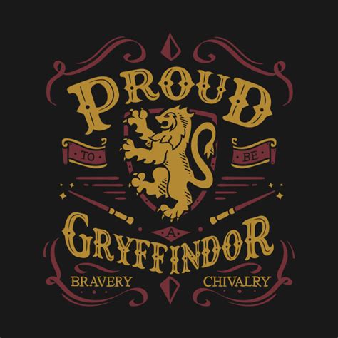 Proud To Be A Gryffindor Harry Potter T Shirt Teepublic
