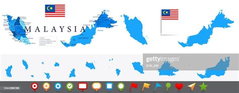 Map Of Malaysia Infographic Vector High Res Vector Graphic Getty Images
