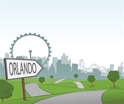 Orlando Florida Skyline Illustrations Royalty Free Vector Graphics