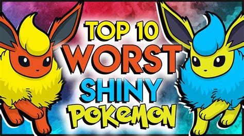 How To Fix The Top 10 Worst Shiny Pokemon Of Generation 1 Youtube