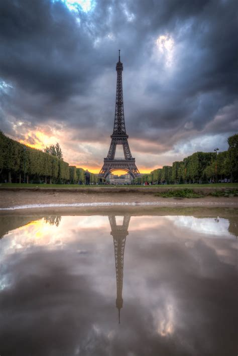 After The Rain Eiffel Tower After The Rain Paris France Hervé