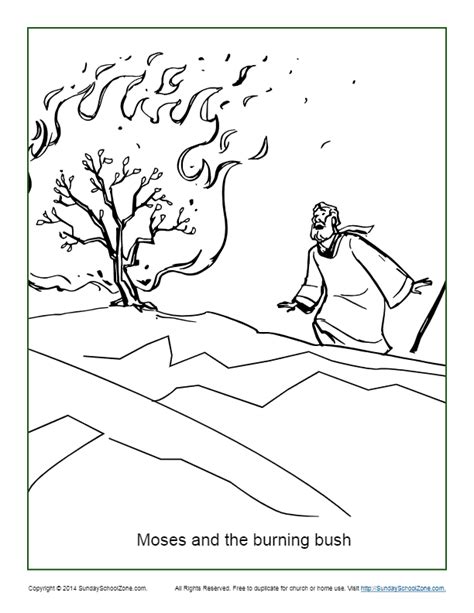 Moses And The Burning Bush Activities For Kids Kids Matttroy