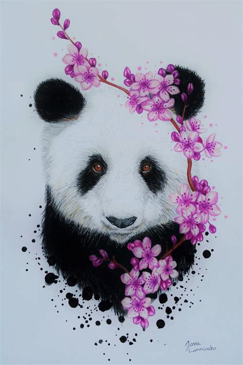 Panda Artwork Panda Art Panda Painting